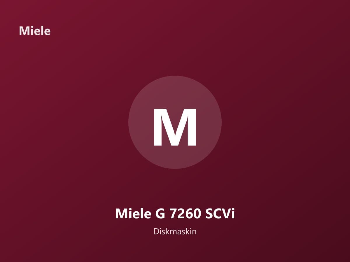 Miele G 7260 SCVi