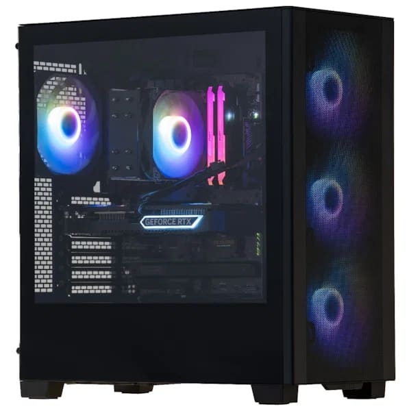 Komplett-PC Advanced Gaming i145 RGB – färdigbyggd speldator med GeForce RTX 5060 Ti och Intel Core i5-14400F